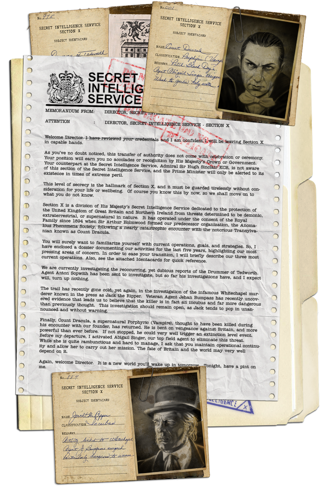 Secret Files of Section X – Page 1